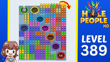 Hole People Level 389 Solution Walkthrough