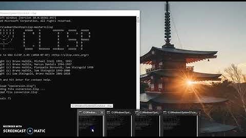 Ejemplo de funciones y expresiones en Lisp y demostración de un sistema inteligente sencillo.