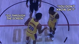 *UNSEEN* Rui Hachimura \& Dennis Schroder Get EXTREMELY Heated After Bad Play! “You Don’t Know Sh*t”