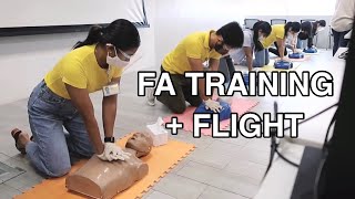 Details TRAININGS WE DO BEFORE FLYING! ✈️ (FA Training) pt 2 | Alou Lopez Update
