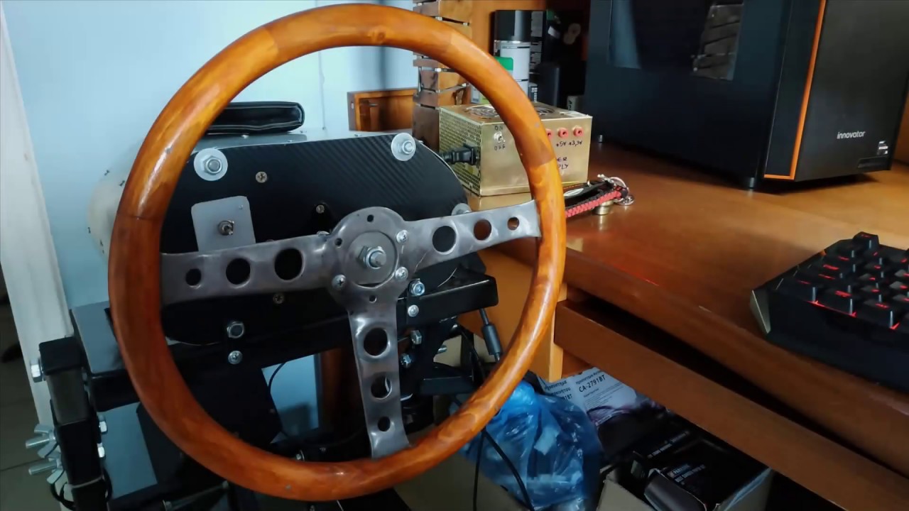 Wooden Steering Wheel Build - YouTube