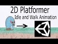 Unity2D Platformer Tutorial 004: How to do simple Animations for Beginners