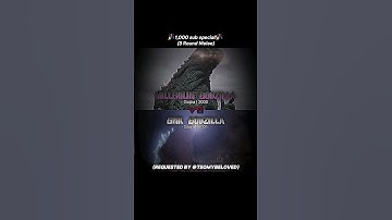 Millennium Godzilla vs. GMK Godzilla: 🎉 1k Sub Special! 🎉 @TeoMyBeloved
