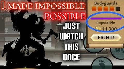 How to win Impossible match | Shadow Fight 2 | Impossible Hermit Round