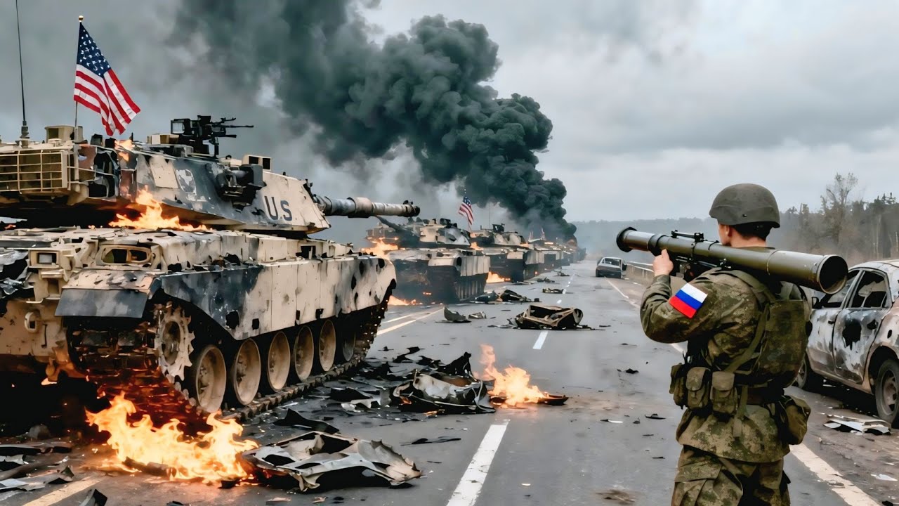 Огромная потеря для США: элитные российские войска уничтожили 1200 американских танков M1 Abrams.