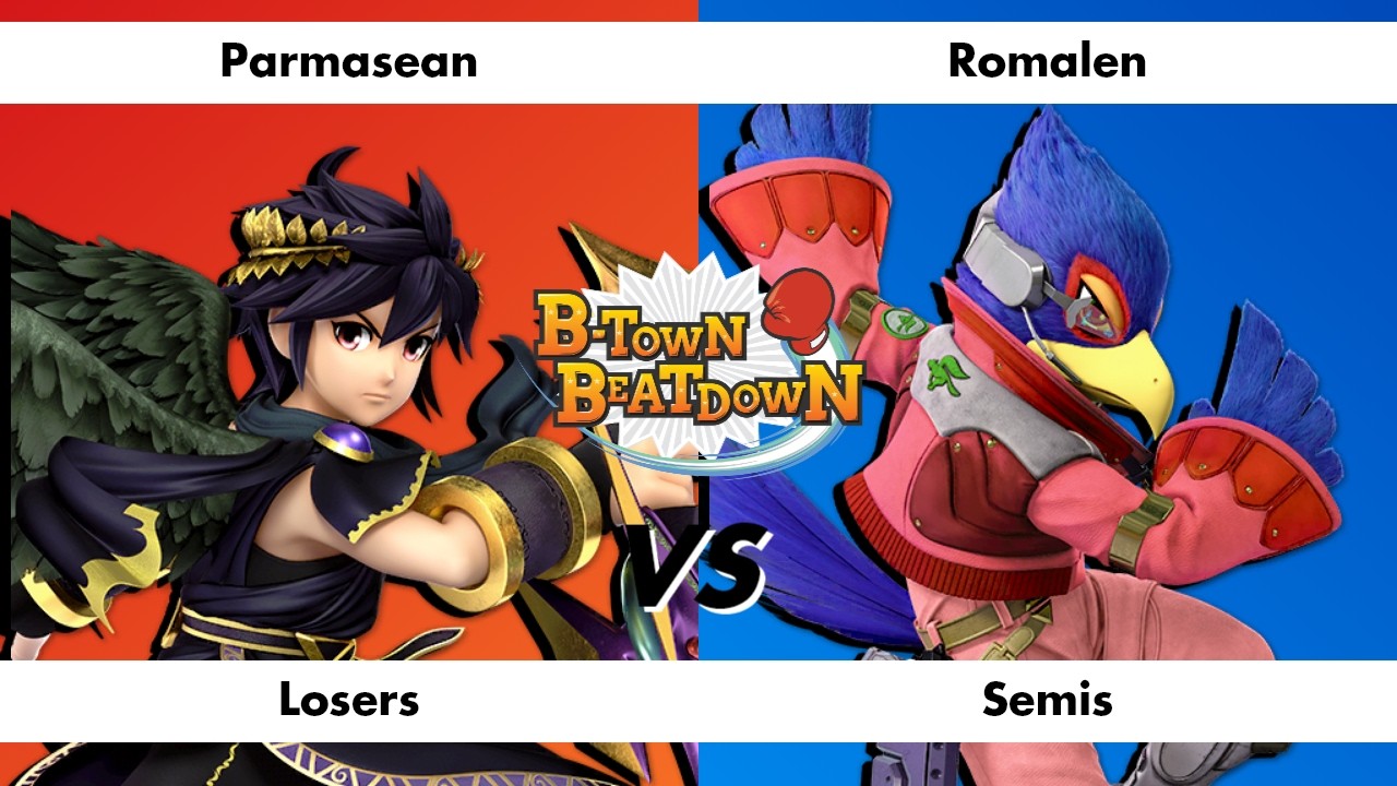 B-Town Beatdown 96 Losers Semis: Parmasean (Dark Pit) vs Romalen (Falco)