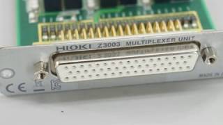 DW]USED HIOKI Z3003 MULTIPLEXER UNIT 取扱説明書付 マルチプレクサー 