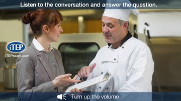 iTEP Listening Exercise 8