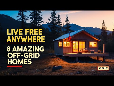 No Bills, No Limits – 8 Off-Grid Homes You’ll Love!