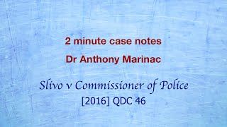 Slivo v Commissioner of Police (Permanent licence disqualification) by Anthony Marinac 60 views 4 days ago 3 minutes, 15 seconds