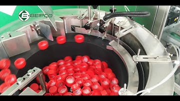 BEIPCO BP-800 AUTOMATIC ROBOTIC SERVO CHUCK CAPPER/Capping Machine