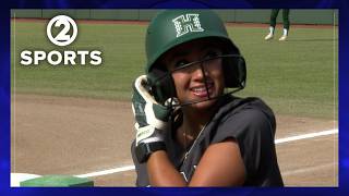 UH softball splits Saturday doubleheader