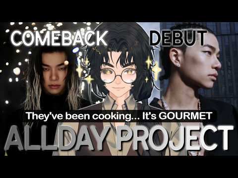I've never heard ALLDAY PROJECT… checking out their COMEBACK vs DEBUT | 'Crash' & 'Famous' REACTION