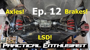 Project E30 / Ep. 12 / Installing LSD Differential and New Axles
