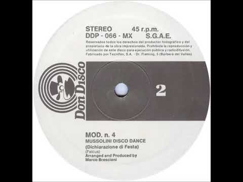 Mod N4 - Mussolini Disco Dance (Dichiariazione Di Festa) Maxi-Single ...