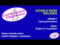 Walking Bass n.2 Grade 1 - Note delle scale (performance piano & contrabbasso)