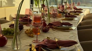 BTS of our photo shoot for our 2026 holiday line. Everything can be found at Sivanskitchen.com.