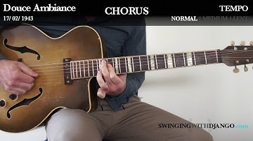 Douce Ambiance (17-02-1943) | Django Reinhardt | Chorus vitesse normale | SWD