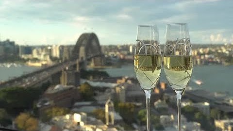 Champagne Glasses Stock Video