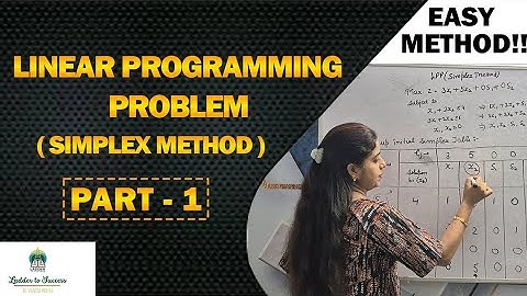 "LPP Simplex Method Step by Step |   Engineering Mathematics" by Vanita  Mehta.        