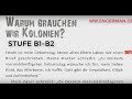 Deutsch für Fortgeschrittene B1-B2 |  Deutsch mit Geschichten #38