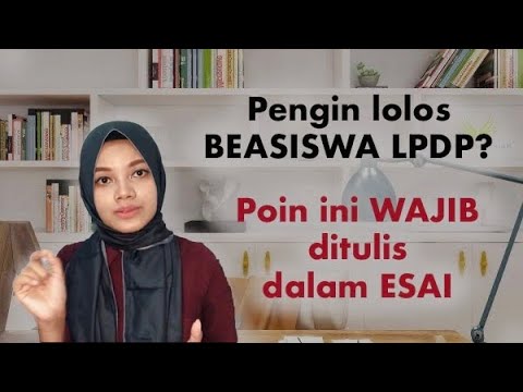 Tips Menulis Esai Kontribusi Beasiswa Lpdp 2021 Youtube Tips Menulis Esai Kontribusi Beasiswa Lpdp 2021 Youtube