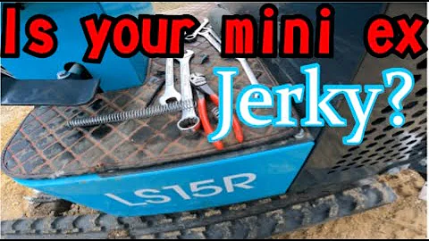 Is your AGT LS15R mini excavator with pilot controls too herky jerky? Heres a $10 fix