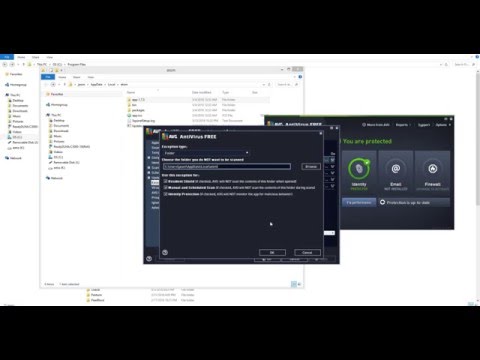 How to ADD Exceptions To Your Antivirus AVG
