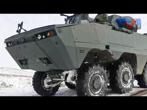 Казахстанские военные испытывают зарубежную бронетехнику ARMA-8x8 производства Турции.