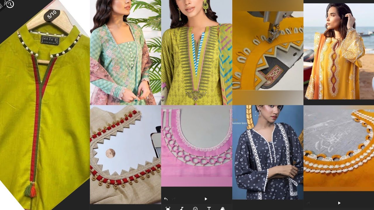 60+Eye Catching Unique Neck Designs 2023 For eid,Kurti Suit Dress