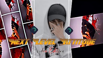 Next Level attitude video editing 😎|| Alightmotion new xmlfile ||Alight motion xmlprest