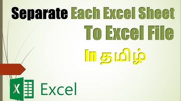 How To Split Excel Sheets Into Separate File(s)