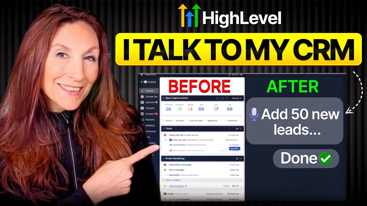 GoHighLevel + Claude Code: I Built a Voice-Controlled CRM (MCP + n8n)