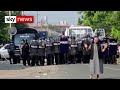 'I was prepared to die': Nun protects protesters in Myanmar's 'Tiananmen moment'