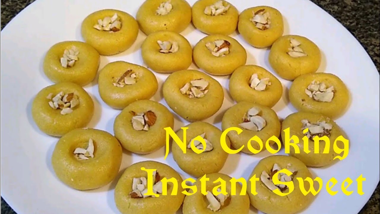 no-fire-cooking-instant-sweet-recipe-no-milk-powder-no-condensed
