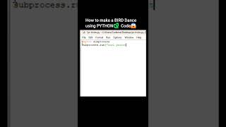 Celebrity How to Make a Bird Dance Using Python Code🕊️😱 #shorts #pythontricks  #pythonprogramming Net Worth