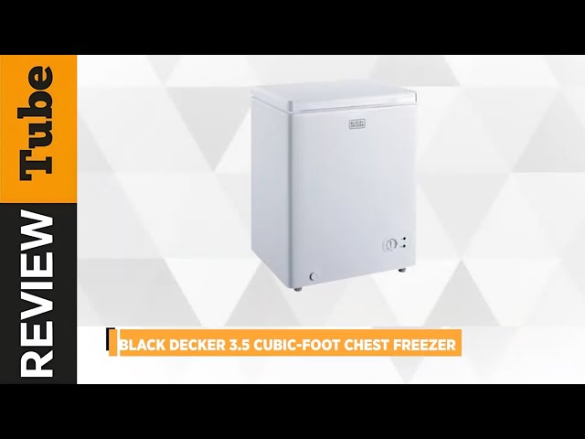 ✓Black + Decker Chest Freezer (2023) 