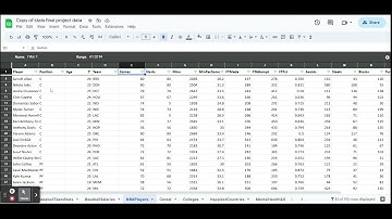 Create a filter view on Google Sheets to make a two-way table