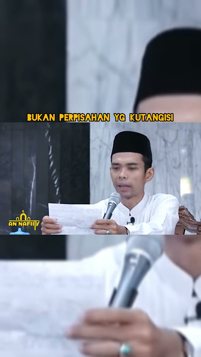 Bukan Perpisahan Yang Ku Tangisi❗ Ceramah UAS Terbaru #shorts