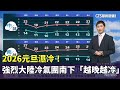 強烈冷氣團影響台灣
