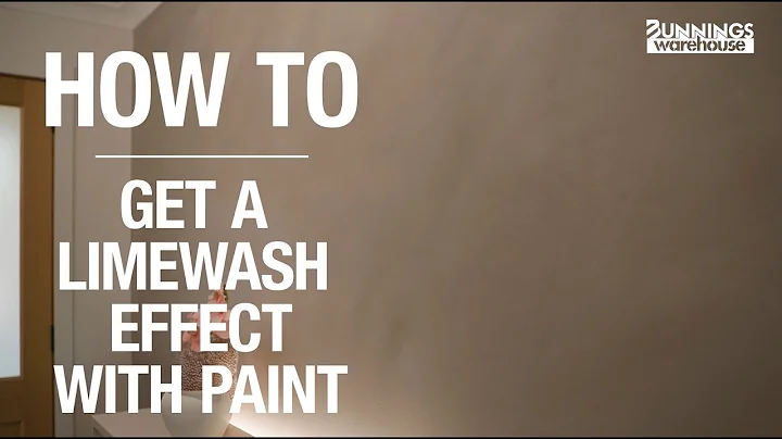 How To Get A Limewash Effect With Paint - Bunnings Warehouse