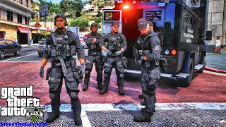 Playing GTA 5 As A POLICE OFFICER SWAT 3| LAPD|| GTA 5 Lspdfr Mod| 4K