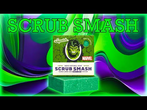 New Dr. SQUATCH hulk Scrub Smash Limited Edition Soap Bar Includes