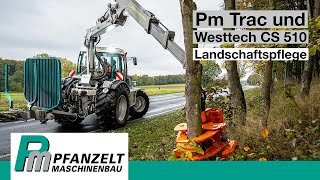 So geht Straßenunterhalt | Systemschlepper Pm Trac mit Woodcracker CS 510