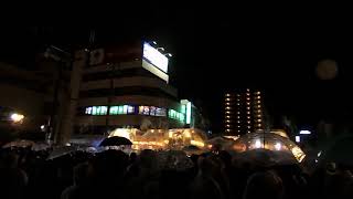 20170917 147やわたんまちてて山駅での年番渡しの後のフィナーレ