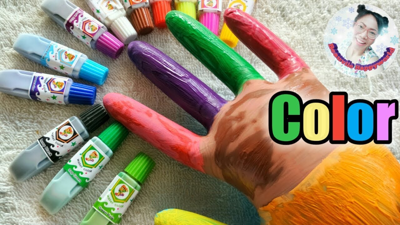 คำศัพท์สีภาษาอังกฤษ|Funny Glove Color|Nurse Kids