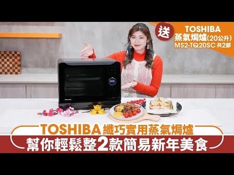 TOSHIBA MS2-TQ20SCBK 20L Steam Oven