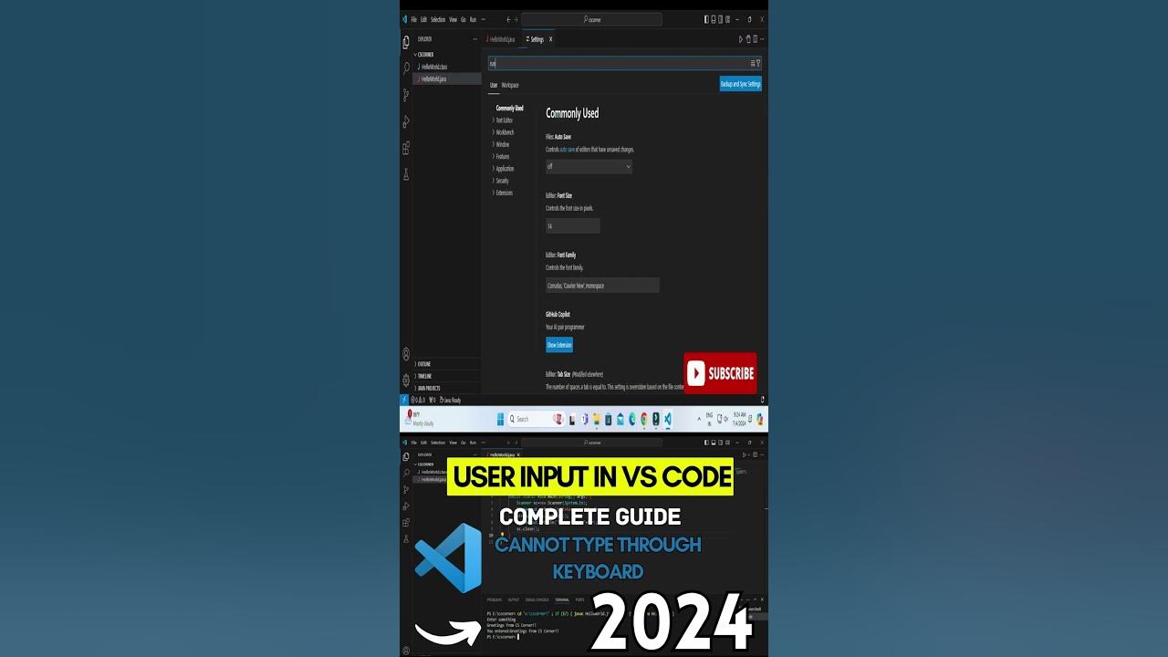 VS Code Not Taking Input #coding #shortsfeed #youtubeshorts #viral # ...