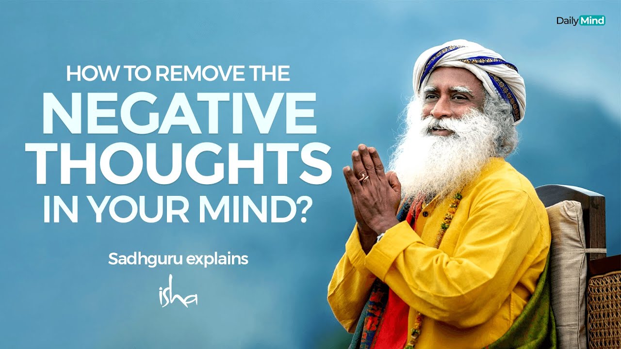 How to remove the negative thoughts in your mind? - YouTube
