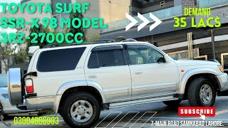 Toyota Hilux Surf SSRX 2.7 1998 Model | Detailed Review For Sale | 03004666903 4x4 Motors